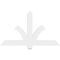Ekena Millwork Redmond Architectural Grade PVC Gable Bracket, 48"W x 28"H x 2"D x 4"F, 14/12 Pitch GBP048X28X0204RED00 - alternate 5